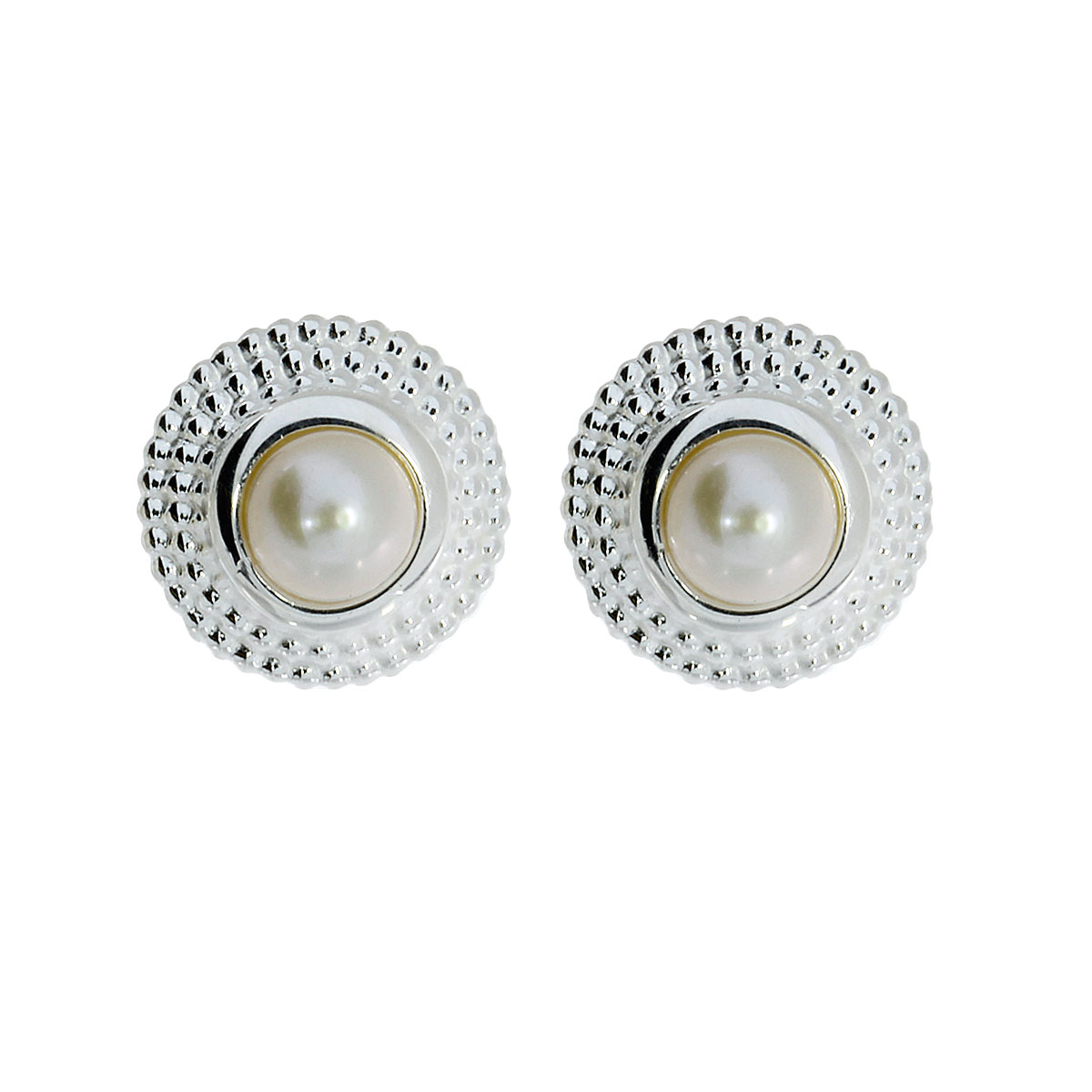 Dots Ohrstecker mit Perle