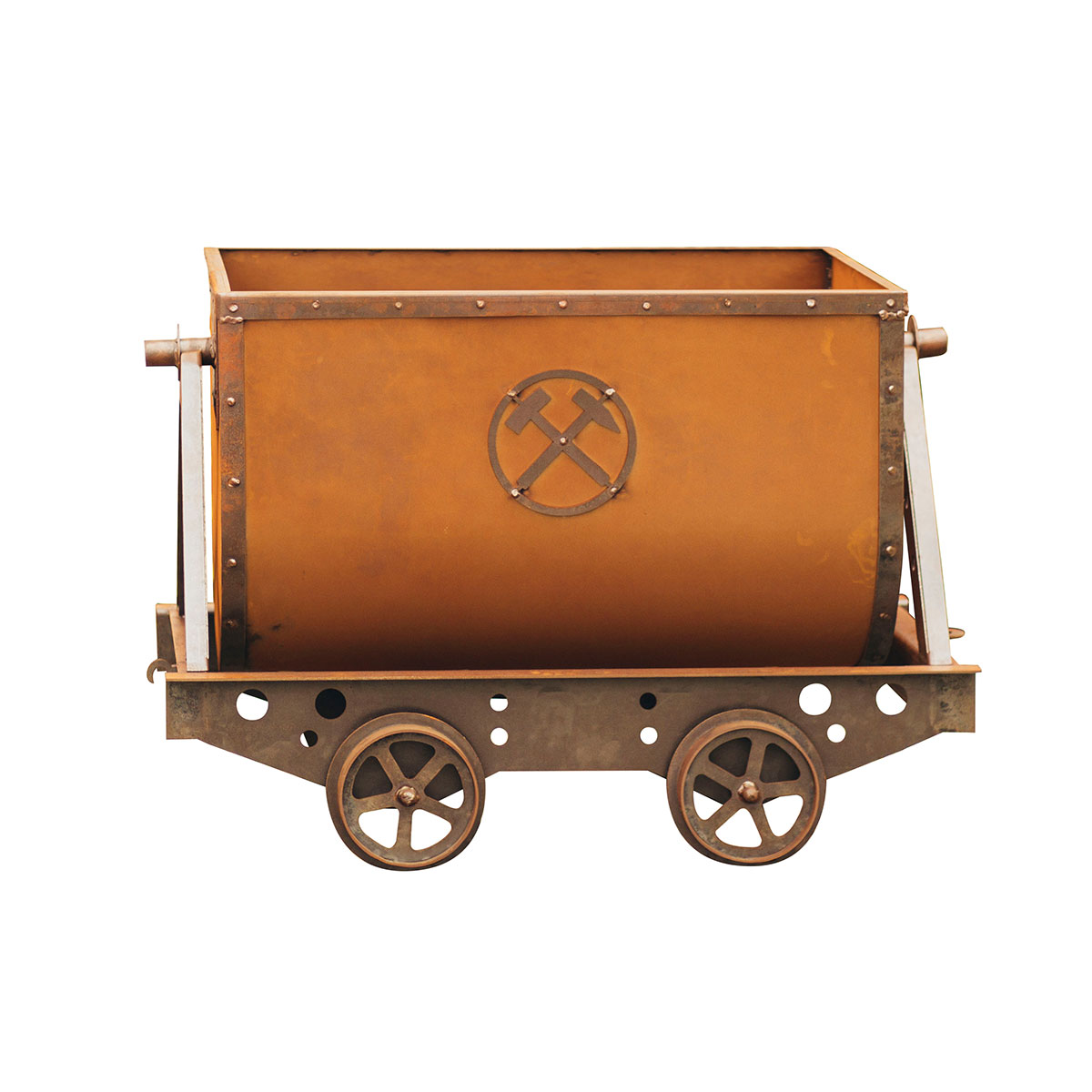 Edelrost Bergbau-Lore