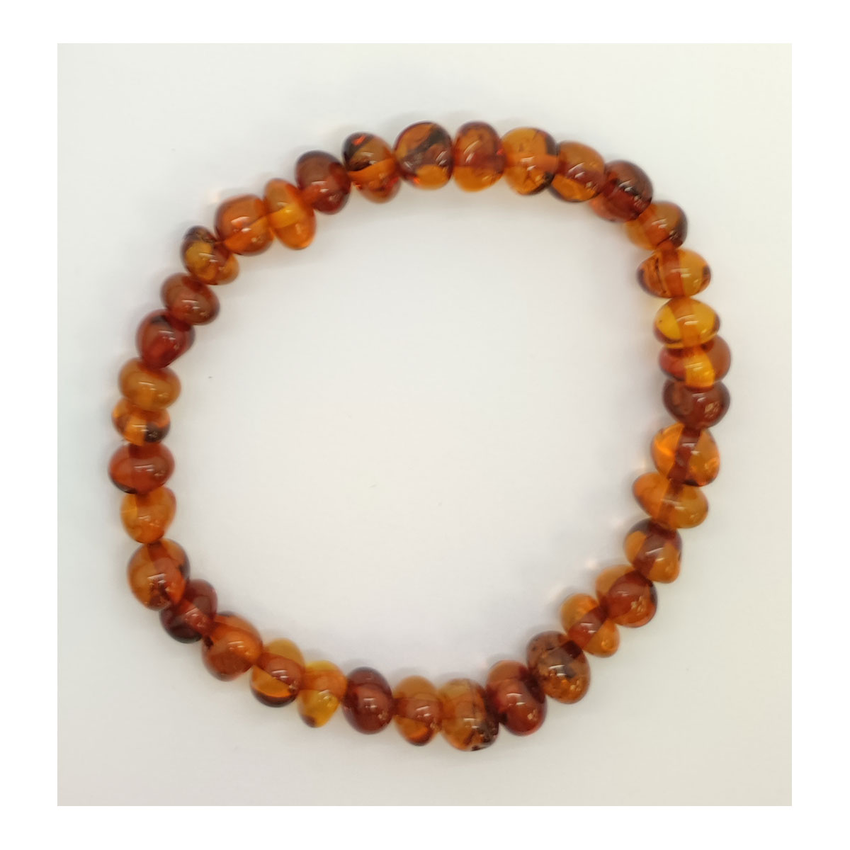 Bernstein Armband, uni, 19cm