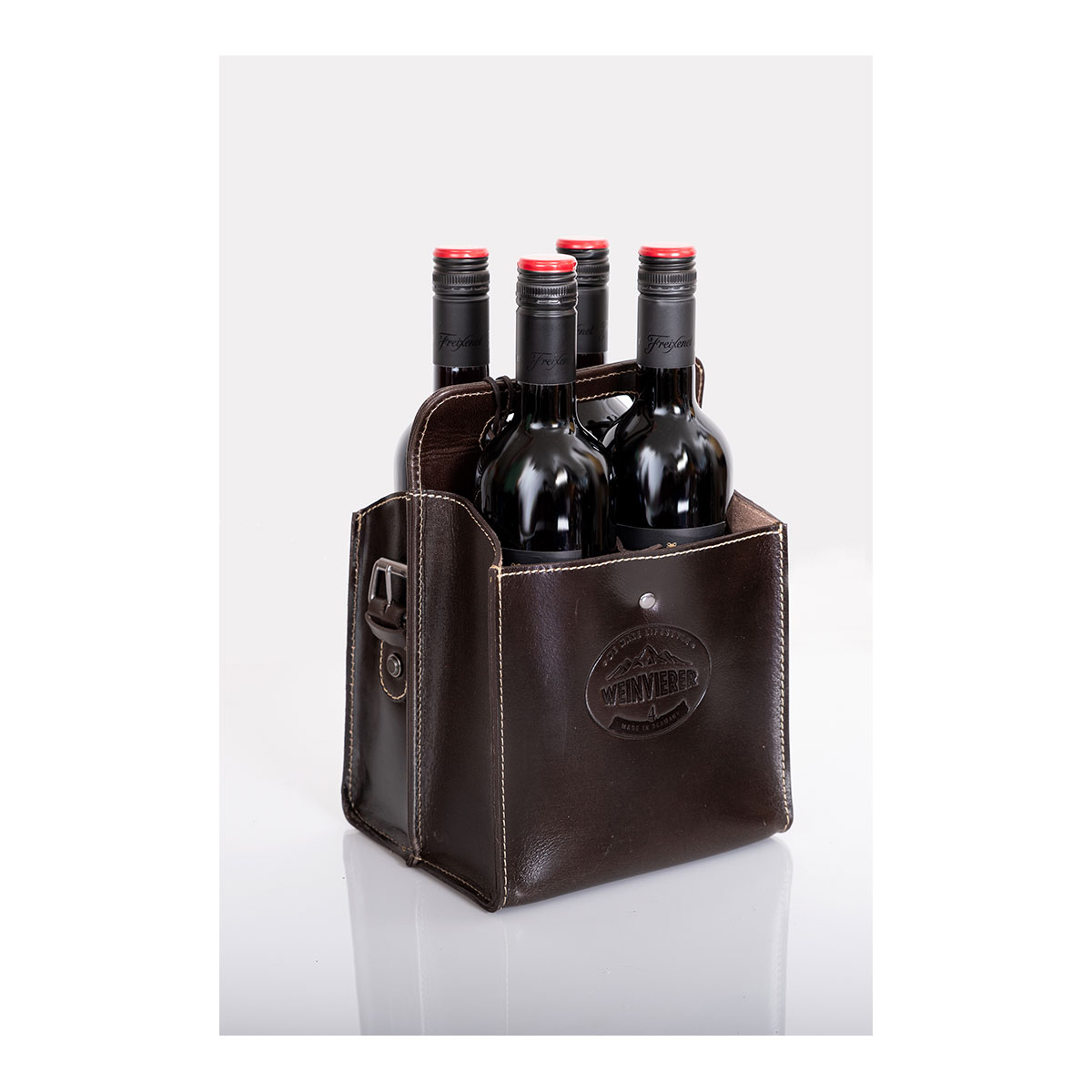  Getränketasche WEINVIERER, Farbe chocolate