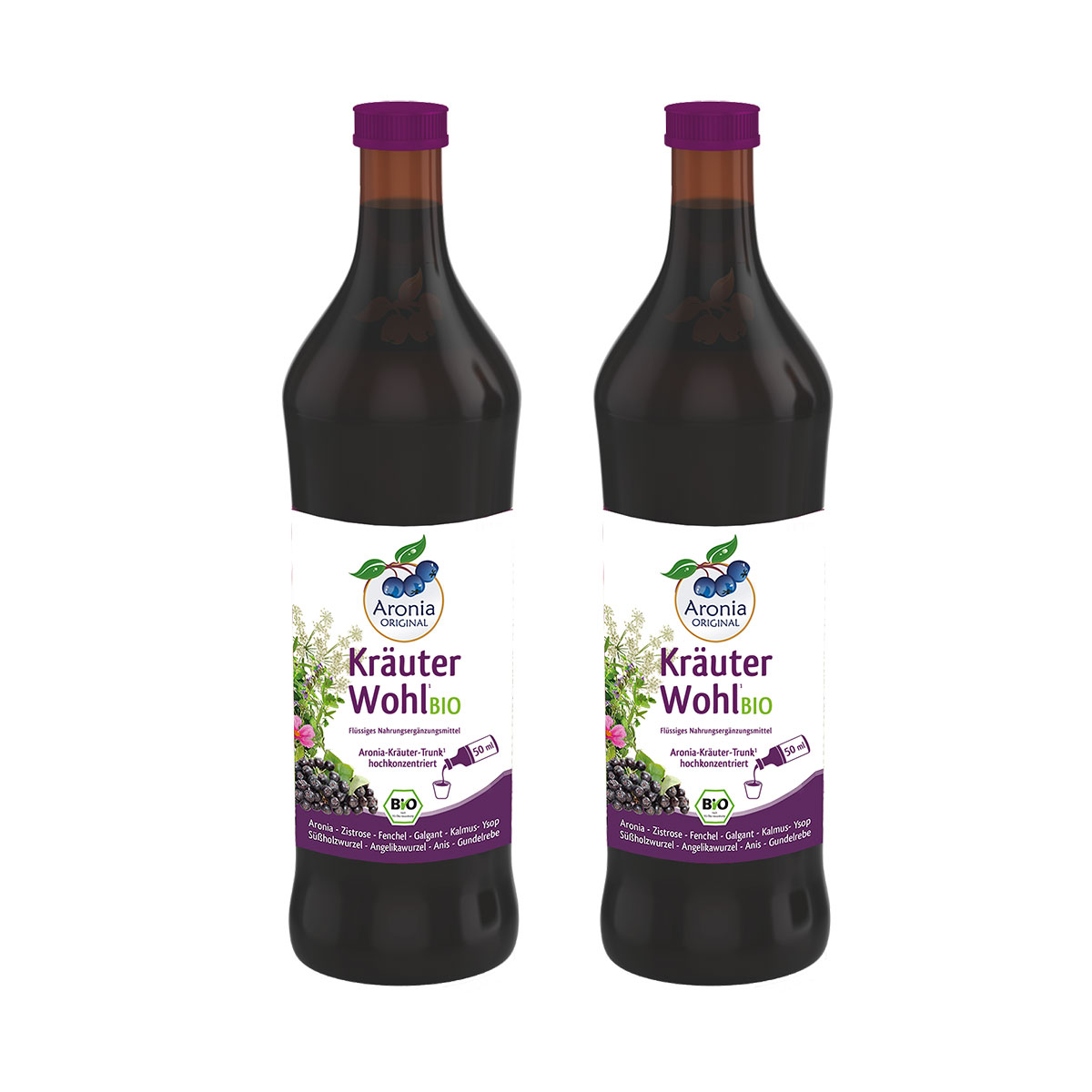 Bio KräuterWohl, 2 Flaschen 0,7l